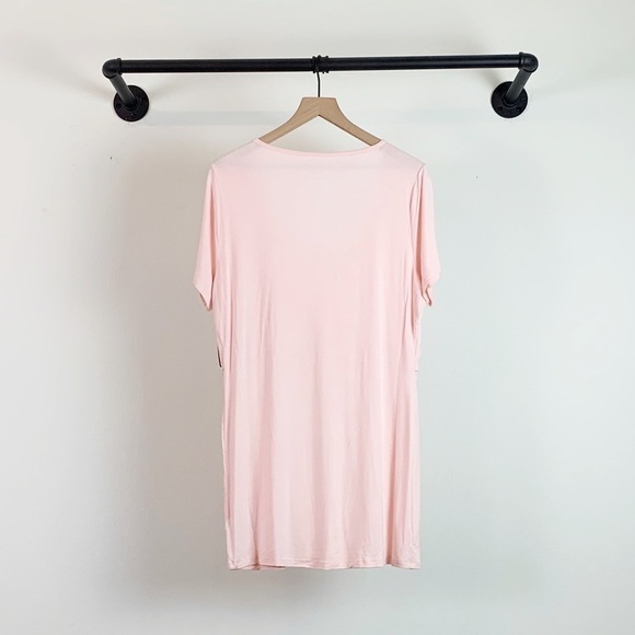 NWT Torrid Super Soft Maternity & Nursing Short Sleeve Tee In Baby Pink - Picture 7 of 8
